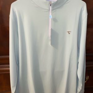 Gen Teal performance quarter zip NWT